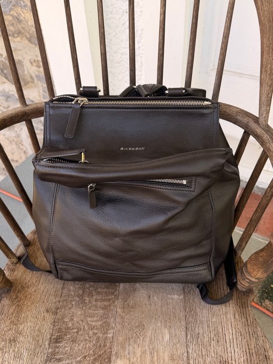 Givenchy Pandora Backpack – Black Pebbled Leather | 2-Way Tote Backpack main image 11